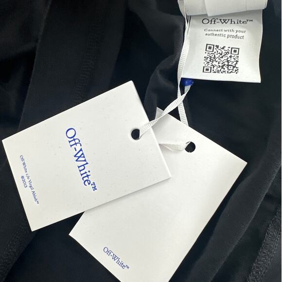 Off-White Men's Black Off Split T-Shirt Size M - Picture 7 of 11